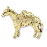 Sterling Silver Horse Charm (20x16mm)