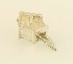 Sterling Silver Clock Charm (12x20mm) - Image 3