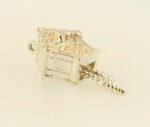 Sterling Silver Clock Charm (12x20mm) - Image 4