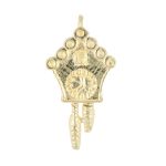Sterling Silver Clock Charm (12x20mm)