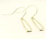 Sterling Silver Drop Earrings (7x23mm) - Image 3
