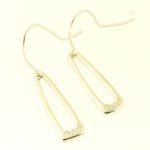 Sterling Silver Drop Earrings (7x23mm) - Image 4