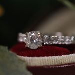 18Ct White Gold Brilliant Cut 1.20ct Diamond Solitaire w/ Accents Ring (Size K) - Image 9