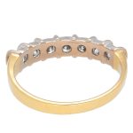 18Carat Yellow Gold 0.66ct Diamond Eternity Ring (Size Q 1/2) 3mm Wide - Image 3