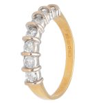 18Carat Yellow Gold 0.66ct Diamond Eternity Ring (Size Q 1/2) 3mm Wide - Image 2