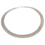 Sterling Silver 20.5" Collarette (13mm Wide)