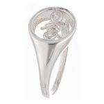 Sterling Silver Barbed Wire Ring (Size P) 11mm Diameter - Image 2