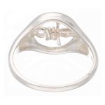 Sterling Silver Barbed Wire Ring (Size P) 11mm Diameter - Image 3