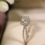 18Carat White Gold Diamond 0.75ct Solitaire & 0.26ct Accents Ring (Size L) 4x4mm Head - Image 6