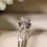 18Carat White Gold Diamond 0.75ct Solitaire & 0.26ct Accents Ring (Size L) 4x4mm Head - Image 9
