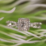 18Carat White Gold Diamond 0.75ct Solitaire & 0.26ct Accents Ring (Size L) 4x4mm Head - Image 2