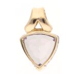 9Carat Yellow Gold Mystic Topaz Pendant (12x12mm) - Image 3