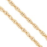 9Carat Yellow Gold 17.75" Prince Of Wales Chain/ Necklace (3mm Wide) - Image 2