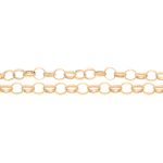 9Carat Yellow Gold 16.25" Belcher Chain/ Necklace (3mm Wide) - Image 3