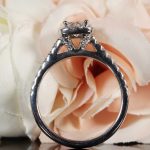18Carat White Gold 0.61ct Diamond Solitaire w/ Accents Ring (Size L) 4x4mm Head - Image 15