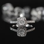18Carat White Gold 0.61ct Diamond Solitaire w/ Accents Ring (Size L) 4x4mm Head - Image 19