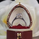 18Carat White Gold 0.61ct Diamond Solitaire w/ Accents Ring (Size L) 4x4mm Head - Image 16