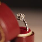 18Carat White Gold 1.02ct Oval Cut Diamond Solitaire w/ 0.21ct Accents Ring (Size G 1/2) 5x7mm Head - Image 17