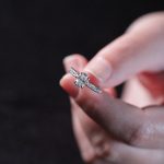 18Carat White Gold 1.02ct Oval Cut Diamond Solitaire w/ 0.21ct Accents Ring (Size G 1/2) 5x7mm Head - Image 19