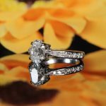 18Carat White Gold 1.02ct Oval Cut Diamond Solitaire w/ 0.21ct Accents Ring (Size G 1/2) 5x7mm Head - Image 16