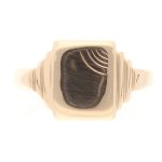 9Carat Yellow Gold Signet Ring (Size T) 10.5x12.5mm Head