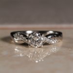 18Carat White Gold 0.46ct Diamond Solitaire w/ 0.09ct Accents Ring (Size H 1/2) 4.5mm Head - Image 18
