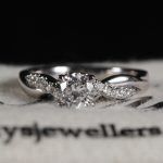18Carat White Gold 0.46ct Diamond Solitaire w/ 0.09ct Accents Ring (Size H 1/2) 4.5mm Head - Image 8
