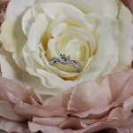 18Carat White Gold 0.46ct Diamond Solitaire w/ 0.09ct Accents Ring (Size H 1/2) 4.5mm Head - Image 7