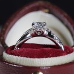 18Carat White Gold 0.46ct Diamond Solitaire w/ 0.09ct Accents Ring (Size H 1/2) 4.5mm Head - Image 11