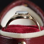 18Carat Yellow Gold AAA 1.00ct Opal Solitaire w/ 0.30ct Diamond Accents Ring (Size P) 14.5mm Widest - Image 15
