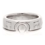 Omega 18Carat White Gold 2 Piece 'My Choice' Wedding Band (Size O 1/2) 7.5mm Wide