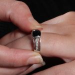 18Carat White Gold 1.75ct AAA Sapphire Solitaire w/ 0.06ct Diamond Accents Ring (Size N) 7x7.5mm Head - Image 14