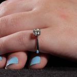 18Carat White Gold 0.70ct Diamond Solitaire Ring (Size I) 5.5mm Head - Image 6