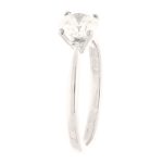 18Carat White Gold 0.70ct Diamond Solitaire Ring (Size I) 5.5mm Head - Image 3
