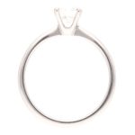 18Carat White Gold 0.70ct Diamond Solitaire Ring (Size I) 5.5mm Head - Image 4