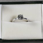 18Carat White Gold 0.70ct Diamond Solitaire Ring (Size I) 5.5mm Head - Image 2