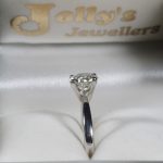 18Carat White Gold 0.70ct Diamond Solitaire Ring (Size I) 5.5mm Head - Image 10