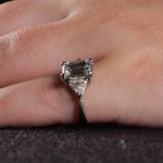 18Carat White Gold 2.01ct Diamond Solitaire w/ 1.50ct Accents Ring (Size J 1/2) 6x8mm Head - Image 12