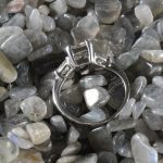 18Carat White Gold 2.01ct Diamond Solitaire w/ 1.50ct Accents Ring (Size J 1/2) 6x8mm Head - Image 17