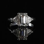 18Carat White Gold 2.01ct Diamond Solitaire w/ 1.50ct Accents Ring (Size J 1/2) 6x8mm Head - Image 16