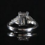 18Carat White Gold 2.01ct Diamond Solitaire w/ 1.50ct Accents Ring (Size J 1/2) 6x8mm Head - Image 8