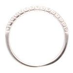 18Carat White Gold 0.25ct Diamond Eterrnity Ring (Size K 1/2) 1.5mm Wide - Image 4