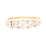 18Carat Yellow Gold 0.75ct Diamond Eternity Ring (Size N) 5mm Widest
