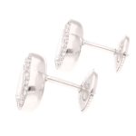 Chopard Geneve 18Carat White Gold Happy Hearts 0.59ct Diamond Earrings (10.5x9.5mm) - With Cert - Image 3