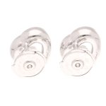 Chopard Geneve 18Carat White Gold Happy Hearts 0.59ct Diamond Earrings (10.5x9.5mm) - With Cert - Image 4