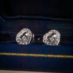 Chopard Geneve 18Carat White Gold Happy Hearts 0.59ct Diamond Earrings (10.5x9.5mm) - With Cert - Image 8