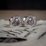 Chopard Geneve 18Carat White Gold Happy Hearts 0.59ct Diamond Earrings (10.5x9.5mm) - With Cert - Image 2