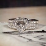 Chopard Geneve 18Carat White Gold Happy Hearts 0.74ct Diamond Ring (Size L 1/2) 9.5mm Widest - With Cert - Image 8