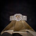 Chopard Geneve 18Carat White Gold Happy Hearts 0.74ct Diamond Ring (Size L 1/2) 9.5mm Widest - With Cert - Image 11