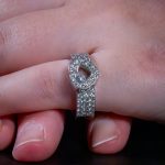 Chopard Geneve 18Carat White Gold Happy Hearts 0.74ct Diamond Ring (Size L 1/2) 9.5mm Widest - With Cert - Image 15